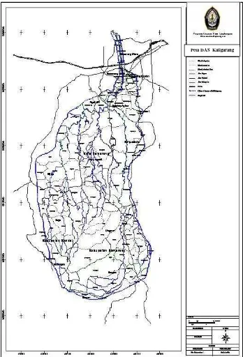 Gambar  3.  Peta Daerah Aliran Sungai Kaligarang 
