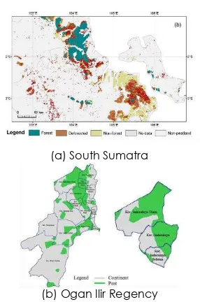 Figure 1  Distribution of Peat Land and Soft Soil Deposit   