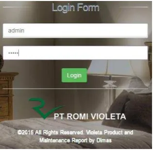 Gambar 4.1 Tampilan Login 