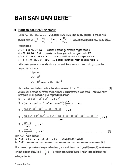 05 Barisan Dan Deret Geometri