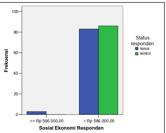 Grafik 4.3 Distribusi Responden berdasarkan Status Sosial Ekonomi 