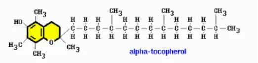 Gambar 1. Struktur kimia Vitamin E  