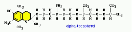 Gambar 1. Struktur kimia Vitamin E  