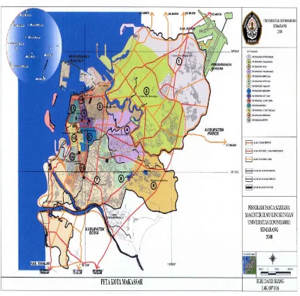 Gambar 4.1. Peta Kota Makassar 