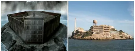 Figure 4. The Boiling Rock prison inspired from Alcatraz prison  