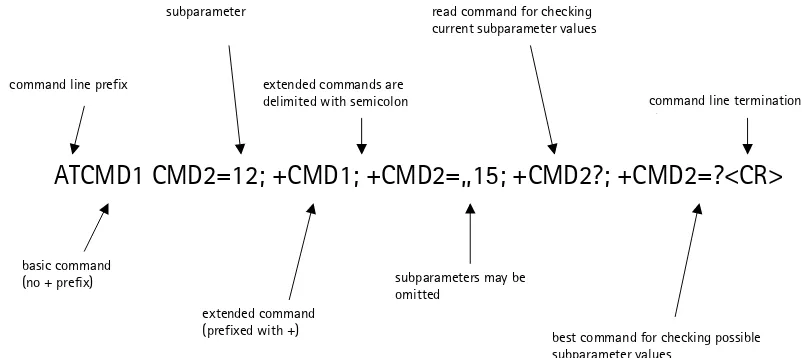 Figure 1.2: Basic structure of a command line 
