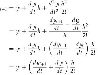 FIGURE 1.2Modiﬁed Euler method.