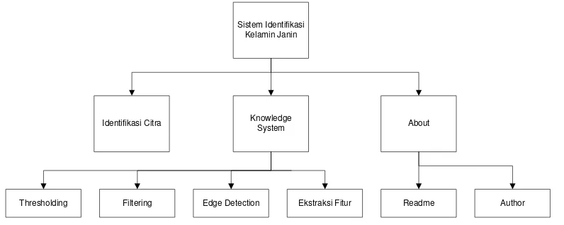 Gambar 2 dan Gambar 3 untuk perangkat lunak Sistem Identifikasi Jenis Kelamin Janin 