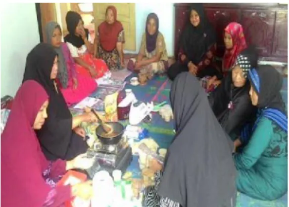 Gambar 5. Proses pembuatan ting-ting kacang