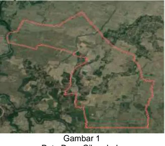 Gambar 1  Peta Desa Cihambulu 