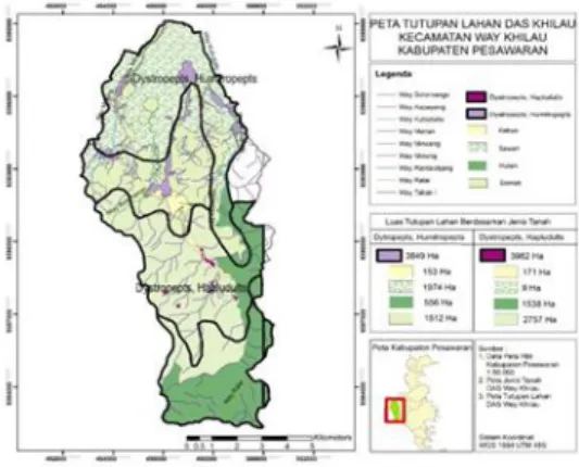 Gambar  1.  Peta  tutupan  lahan  lokasi  penelitian. 