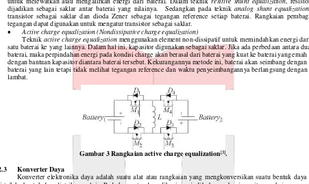 Gambar 3 Rangkaian active charge equalization[3]. 