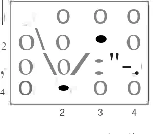 Gambar 1. Graf konstruksi (�  × ��)ACO