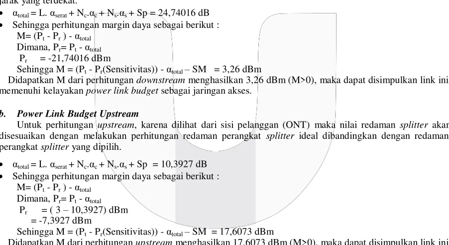 Gambar 4.2 Konfigurasi Uplink 