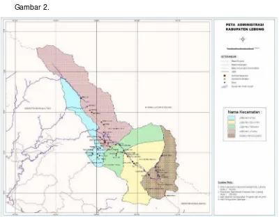 Gambar 2.Gambar 2. Peta administrasi Kabupaten Lebong