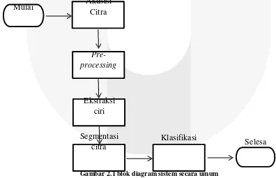 Gambar 2.1 blok diagram sistem secara umum 