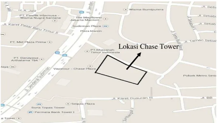 Gambar 3  Lokasi proyek (Google Map, 2014) 