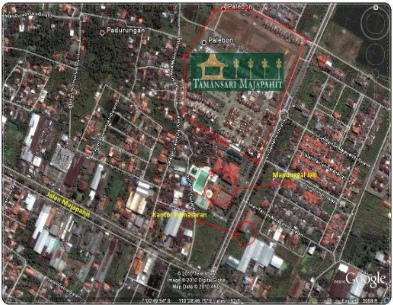 Gambar 4.2 Peta Lokasi Perumahan Tamansari Majapahit Semarang 