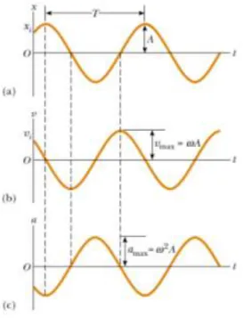 Gambar  2.2.  Grafik  representasi  dari  GHS.  (a)  posisi  terhadap  waktu.  (b)  kecepatan  terhadap  waktu