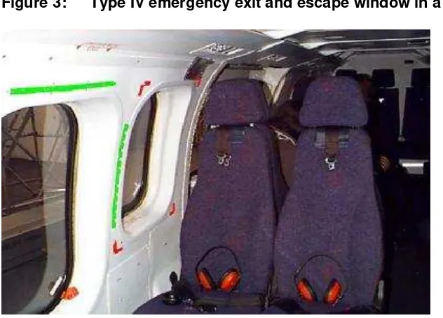 Figure 2: Super Puma door fitted with two escape windows 