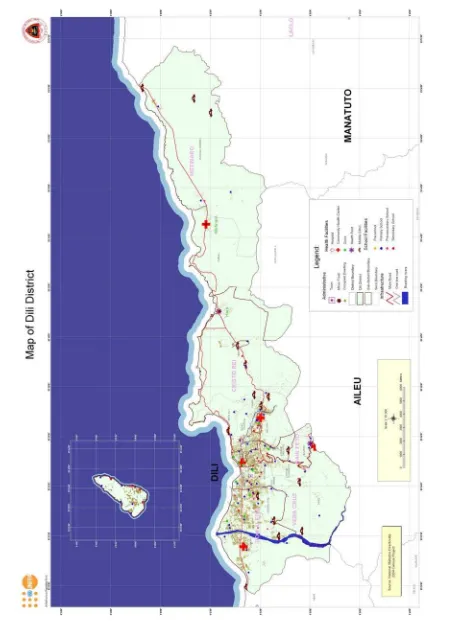 Figure 3.1 District Map of Dili 