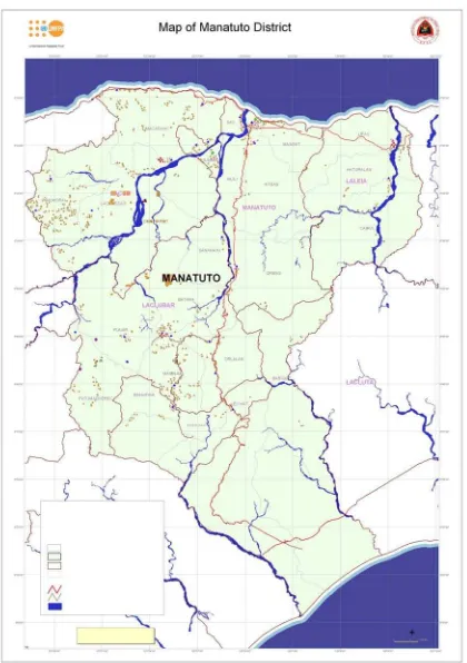 Figure 3.9 District Map of Manatuto 