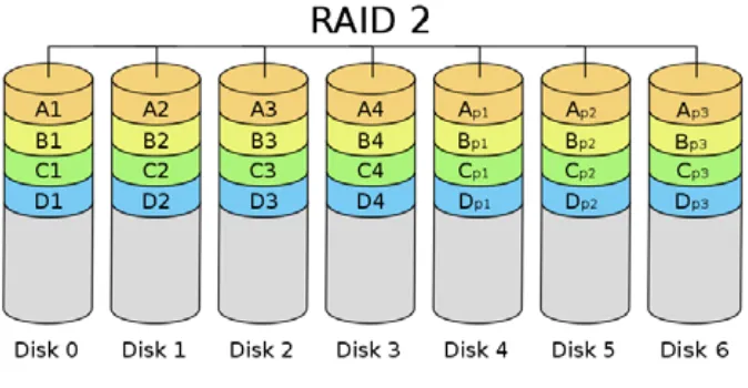 Gambar 2.3. RAID 2 