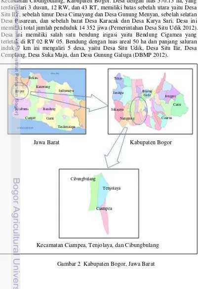 Gambar 2  Kabupaten Bogor, Jawa Barat 