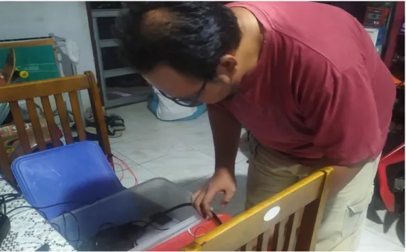 Gambar 4.6 Uji Coba Prototype 