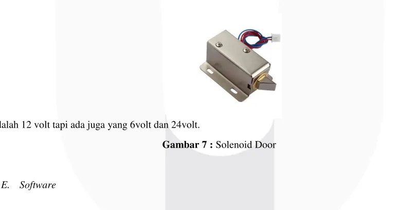 Gambar 6 : Solenoid Valve 