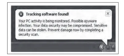 Figure 5 Interface of Antivir, a rogue security software 