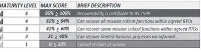 Figure 1 BCM alignment to strategic business objectives