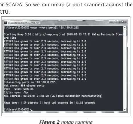 Figure 2 nmap running