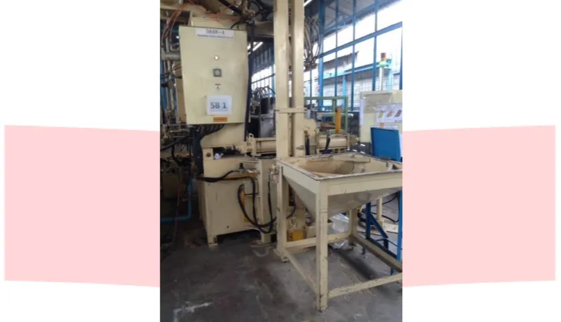 Gambar 1  Mesin Saat ini pada Proses Sandblasting  