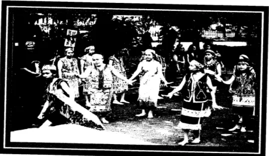 Gambar 1. 4: Tarian Pada upacara tradisional Tiwah