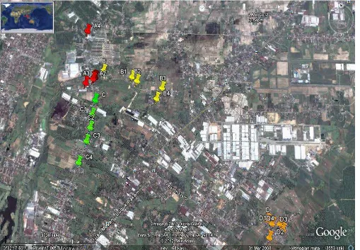 Gambar 3.1. Peta Satelit Lokasi Penelitian 