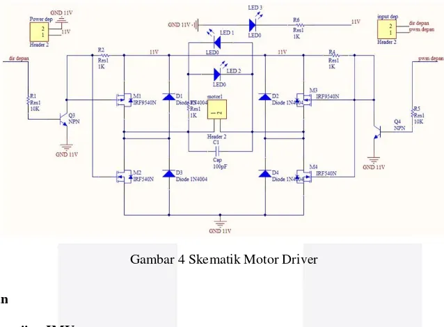 Gambar 4 Skematik Motor Driver 