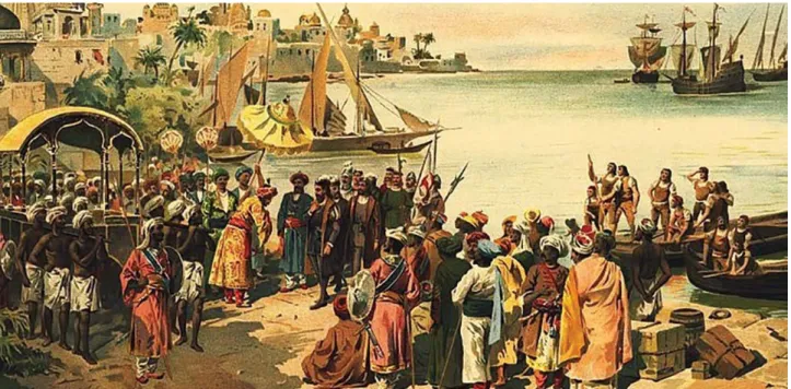 Gambar 17. Para pedagang dari Arab, Gujarat, dan Persia turut menyebarkan agama Islam.
