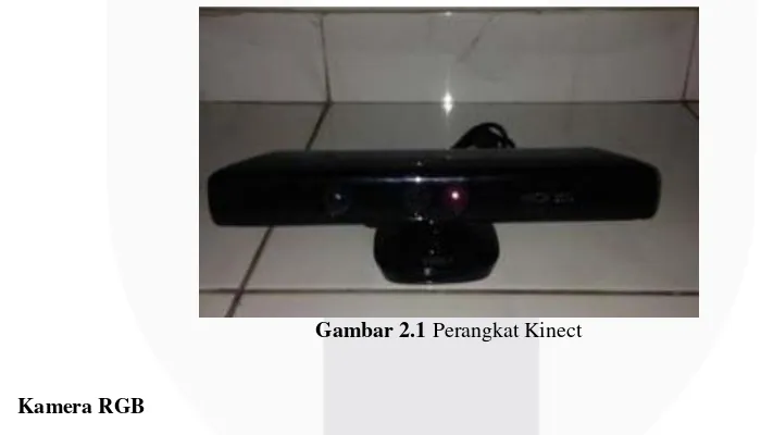 Gambar 2.1 Perangkat Kinect 