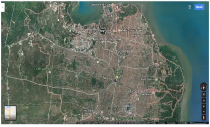 Gambar 1. Lokasi Penelitian  (Sumber : Google Maps 2017)  Data dan Peralatan 