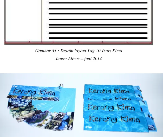 Gambar 34  : Tag 10 Jenis Kima  James Albert – juni 2014 
