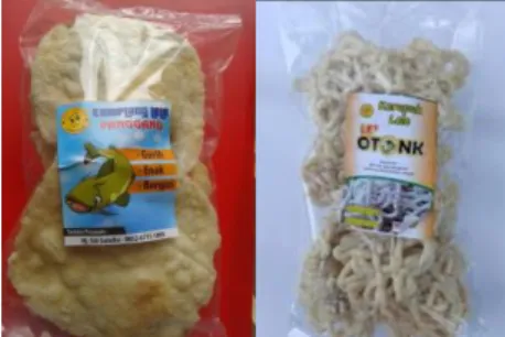 Gambar 1. Kemplang dan Kerupuk Lele 
