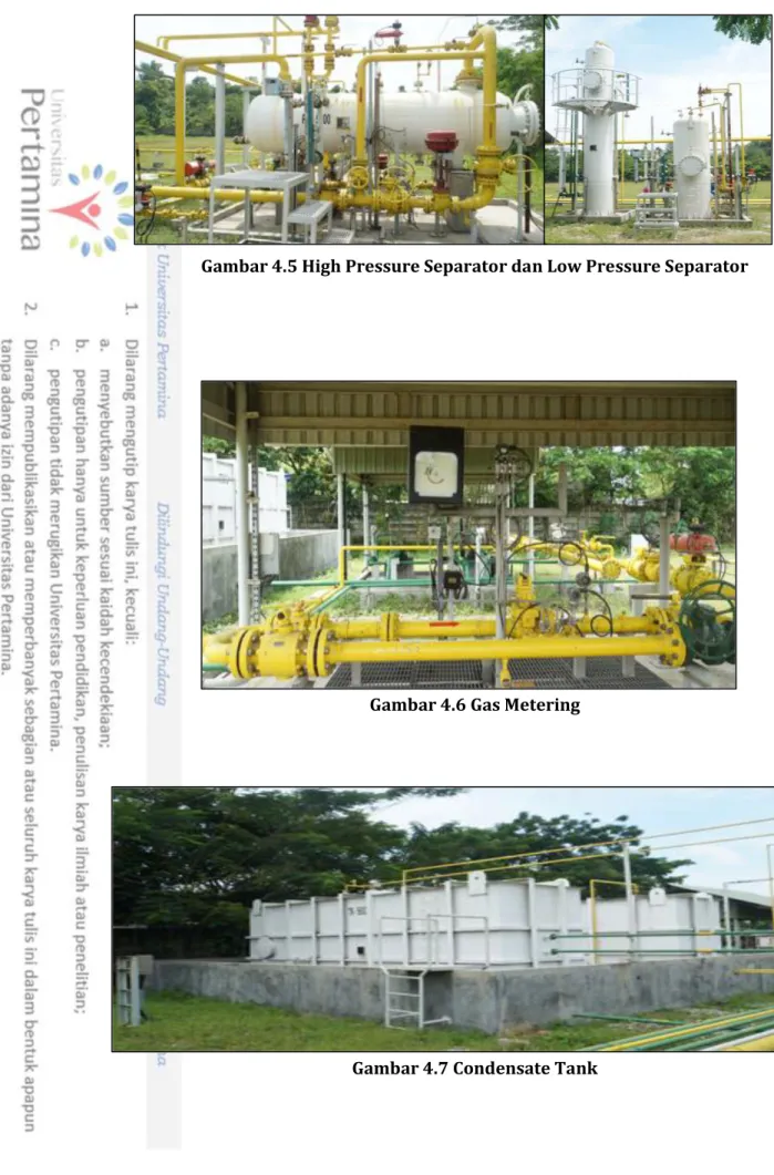 Gambar 4.5 High Pressure Separator dan Low Pressure Separator 