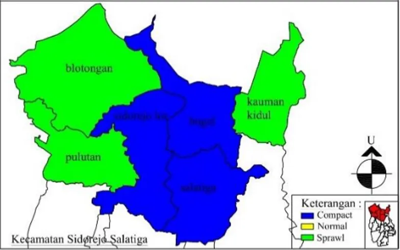 Figure 1. Peta  Indentifika si Urba n Spra wl Zona tion  Sumber : Ana lisis  Priba di, 2020 