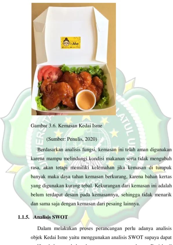 Gambar 3.6. Kemasan Kedai Isme 