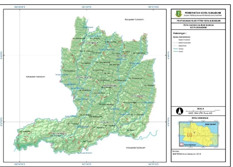 Gambar 2.6 Peta Daerah Aliran Sungai Kota Sukabumi