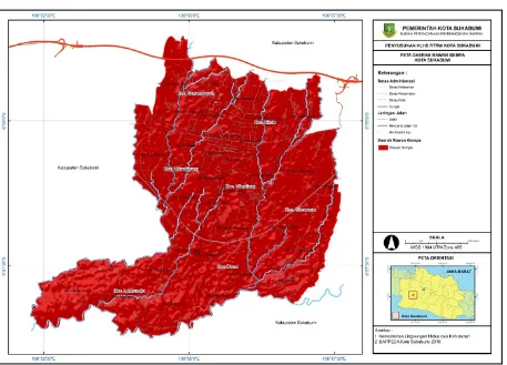 Gambar 2.7 Peta Rawan Gempa Kota Sukabumi