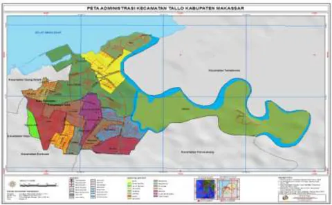 Gambar 4.2Peta Adminitrasi Kecamatan Tallo Kota Makassar 