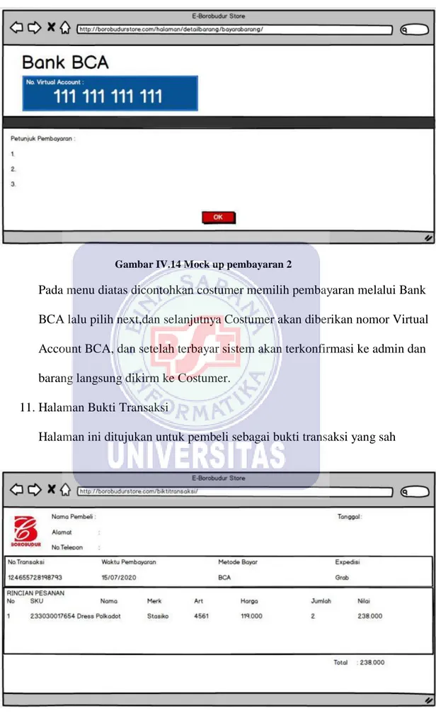 Gambar IV.14 Mock up pembayaran 2 