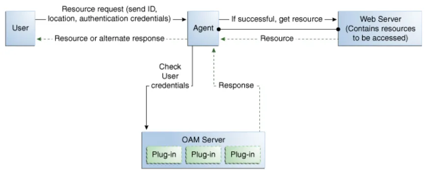 Figure 3–2Authentication Model and Plug-ins